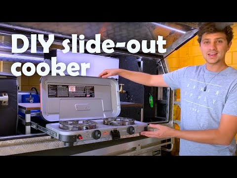 Installing a Slide Out Cooker + Coleman Hyperflame FyreKnight Review