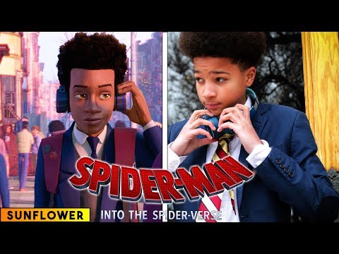 Sunflower - Spiderman: Into the Spider Verse - in real life