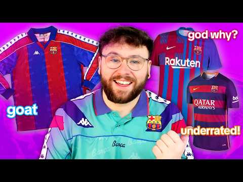Ranking EVERY Barcelona Home Jersey! 🔴🔵