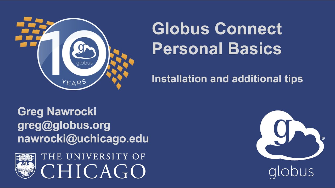 Globus Connect Personal Basics