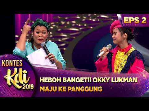 HEBOH BANGET!! OKKY LUKMAN MAJU KE PANGGUNG UTK KOMENTARIN PUTRI - KONTES KDI EPS 2 (29/7)
