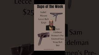 Dupe of the Week: $60 Sam Edelman Belt vs. $250 Isabel Marant | Fall Fashion Must-Have