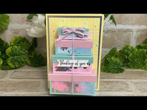 3D Four Present Card