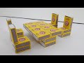 How To Make Matchbox Dining Table At Home DIY Matchbox DIY Works