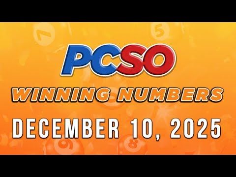P195M Jackpot Grand Lotto 6/55, 2D, 3D, 4D and Mega Lotto 6/45 | December 10, 2025
