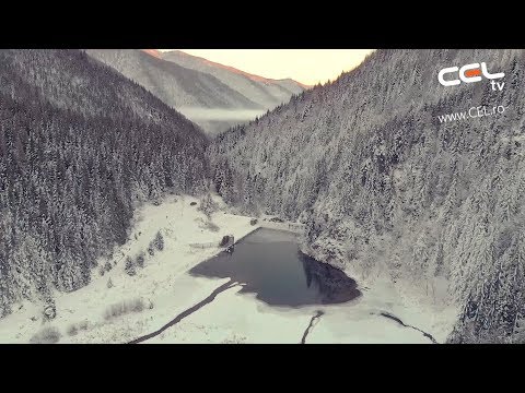 Lacul Balota Vaideeni Horezu  drona CEL.ro