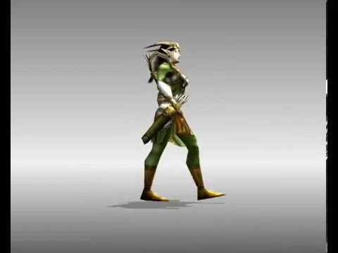 Spellforce - MoCap - Elf Animation Turn