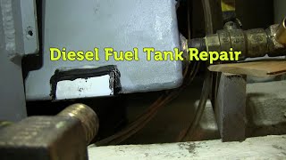 Aluminum Diesel Fuel  Tank Repair (No Welding temporary)
