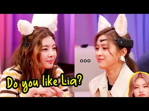 ITZY Lia tests Ryujin's heart💘(heartbreaking answer)