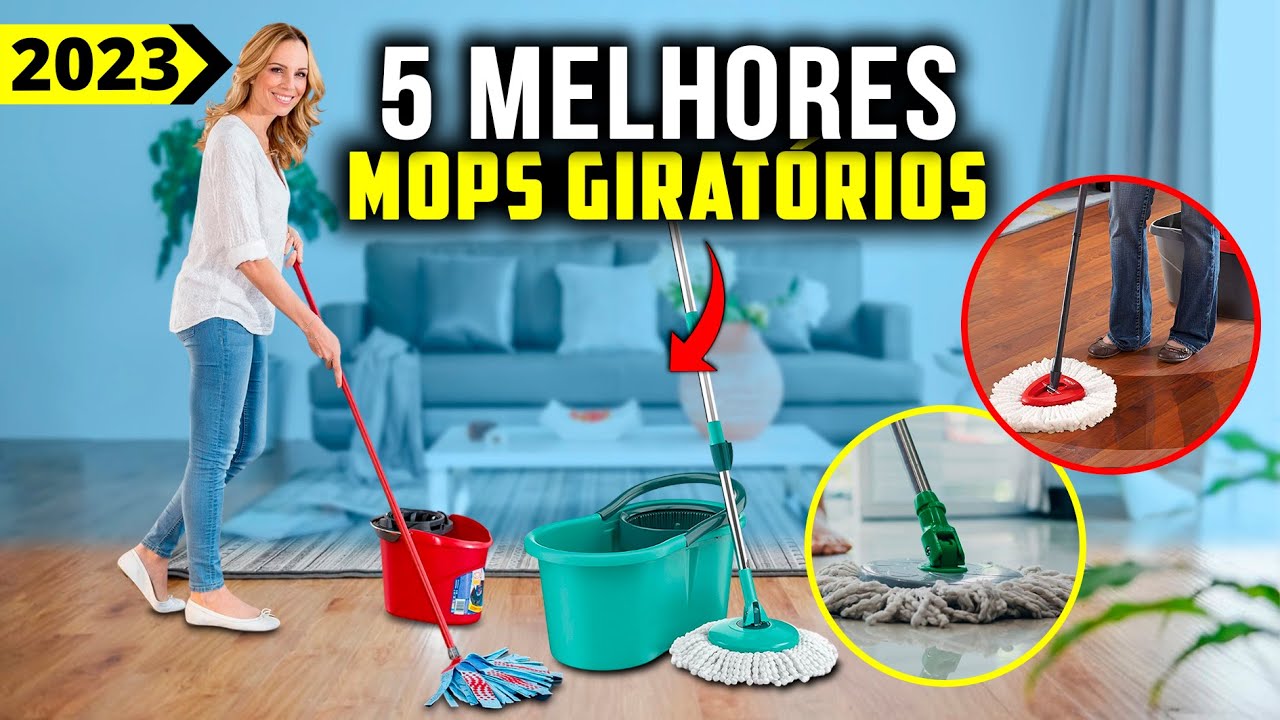 Os 5 Melhores MOP GIRATÓRIO/ ESFREGÃO MOP De 2023!