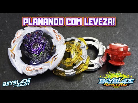Testando 034 - GLIDE LUCIFER .Ω.Et 1D contra 3 combos - Beyblade Burst