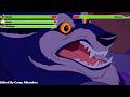Beauty And The Beast 1991 Wolves Attack With Healthbars