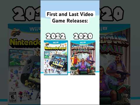 First and Last Video Game Releases: #nintendo