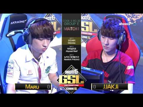 [2017 GSL Season 3]Code S Ro.32 Group E Match1 Maru vs JJAKJI