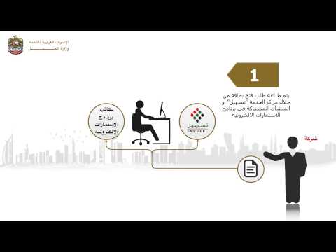 طلب فتح بطاقة منشأة