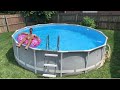 How to Install An Above Ground Pool // Intex
