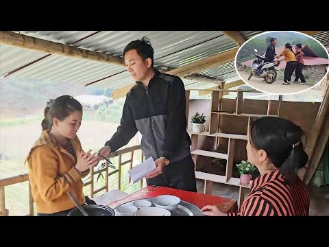 Nhat was shocked when her husband suddenly came home and handed her a divorce petition.