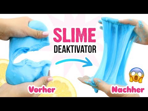 DIY Schleim REPARIEREN! Trockenen Slime WEICHMACHEN! Anleitung für Schleim Deaktivator! Deutsch Video
