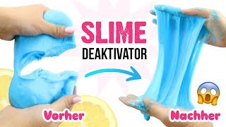 DIY Schleim REPARIEREN! Trockenen Slime WEICHMACHEN! Anleitung für Schleim Deaktivator! Deutsch