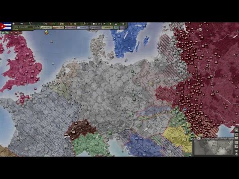 European Maze (Hearts of Iron 3 Timelapse)
