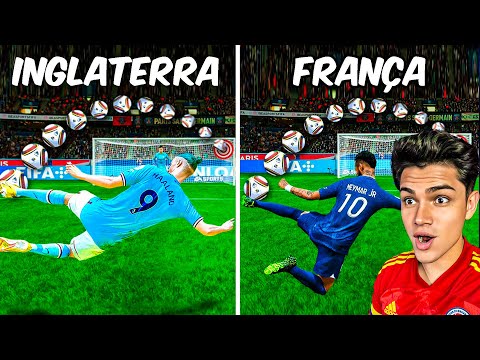 FAZENDO GOL com MELHOR JOGADOR de CADA LIGA