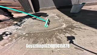How to clean Russian white rustic porcelain tiles after construction