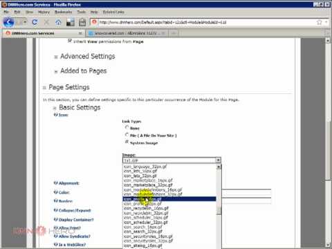 DotNetNuke Tutorial, Advanced options on Containers - Video #81