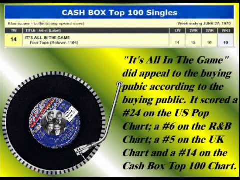The Four Tops - It's All In The Game (March 1970)