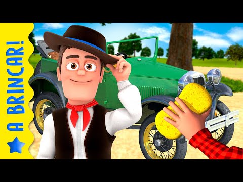 Pinte e Limpe o Zenon e o seu Carro Barulhento | A Brincar