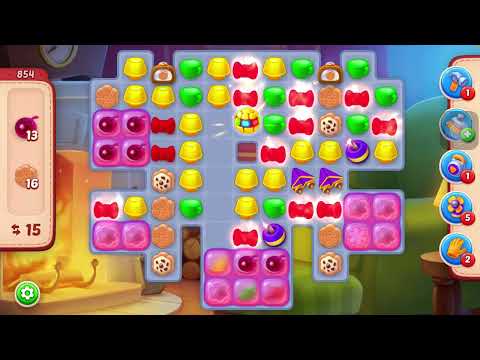 Homescapes level 851-  855 Chocolate Delights