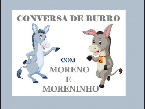 CONVERSA DE BURRO com  Moreno e Moreninho