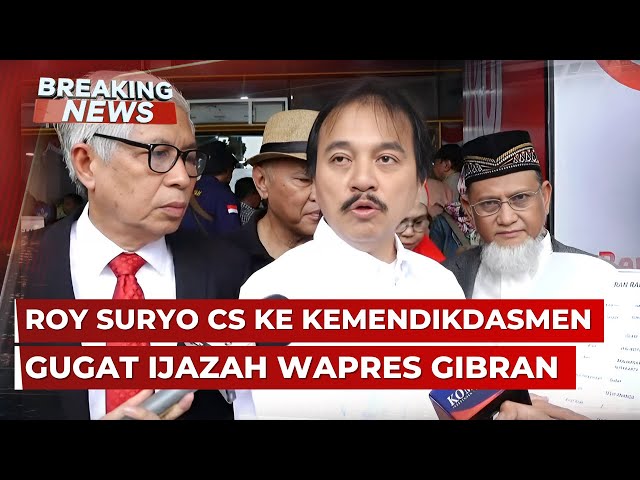 BREAKING NEWS - Roy Suryo dan Rismon CS ke Kemendikdasmen Gugat Ijazah Wapres Gibran