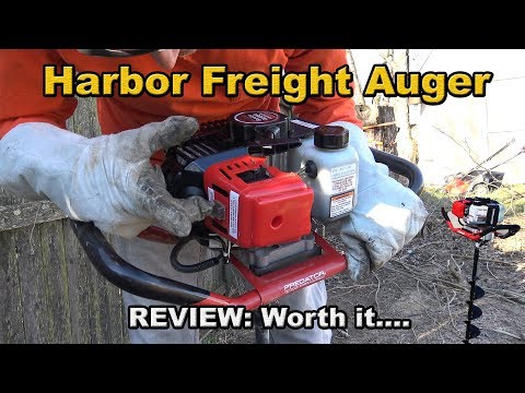 Harbor Freight Auger review PREDATOR