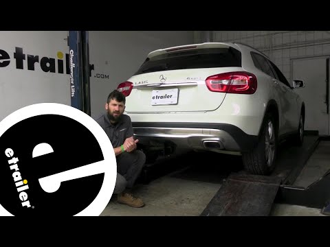 etrailer | Installation: Curt Trailer Hitch Receiver on a 2016 Mercedes-Benz GLA-Class
