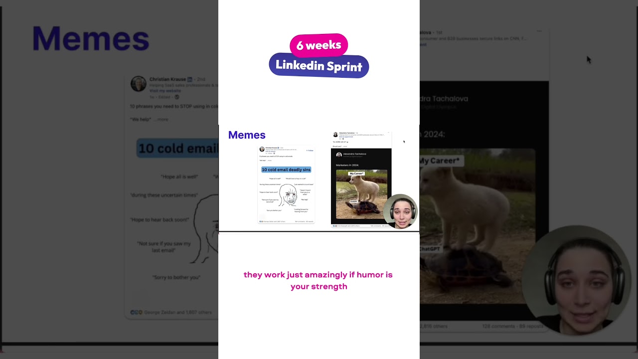 Memes work on LinkedIn