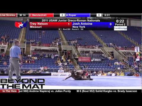 Junior Greco 105 - Trey Nelson (MO) vs. Josh Antoine (NY)