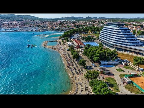 Vodice is a Town in Šibenik Knin County, Croatia | Aerial View