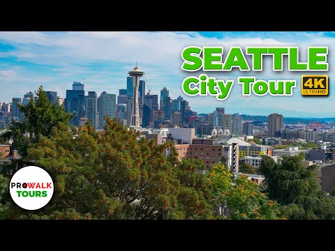 Seattle Walking Tour in Beautiful 4K UHD 60fps