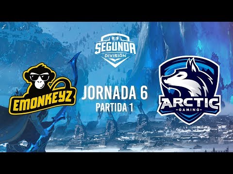 Segunda división de la LVP - Jornada 6 // eMonkeyz Club vs Arctic Gaming - Partida 1