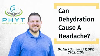 Can Dehydration Cause a Headache ?