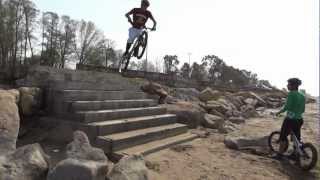 preview picture of video 'Iman-K Video 2 - Street BikeTrial riding clip { HD }'