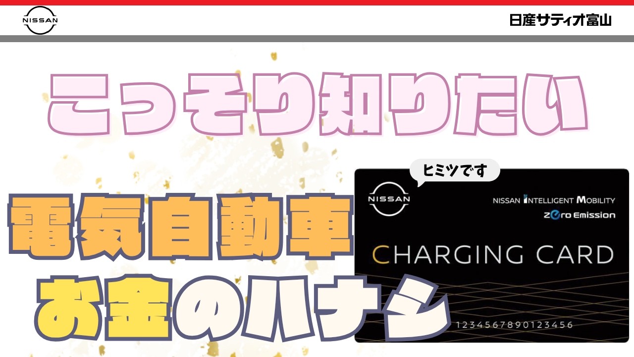 【内緒ですよ】電気自動車、お金のハナシ