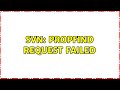 SVN PROPFIND Request Failed