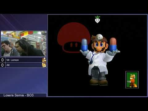GSS 103 SSBM - Mr. Lemon (Dr. Mario) vs. Alt (Fox) - Melee LSF