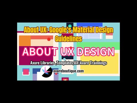 About UX: Google's Material Design Guidelines