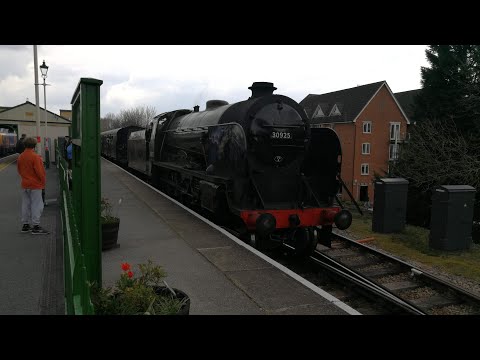 The Watercress Line 'King Alfred Climber' with 30925 'Cheltenham' - 13/4/21