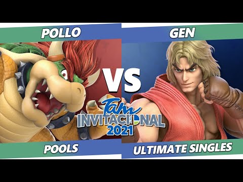 Tam Invitational 2021 - Gen (Falco, Fox, Ken) Vs. Pollo (Bowser) SSBU Ultimate Tournament