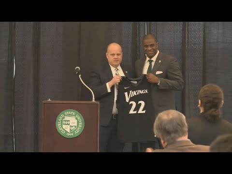 WATCH | Cleveland State introduces Daniyal Robinson as new men's basketball head coach