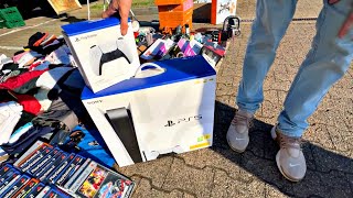 Playstation 5 auf dem Flohmarkt gefunden! (Schnäppchenjagd)