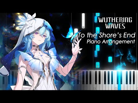 To the Shore's End OST  「Black Shores OST」 - Wuthering Waves Piano Tutorial